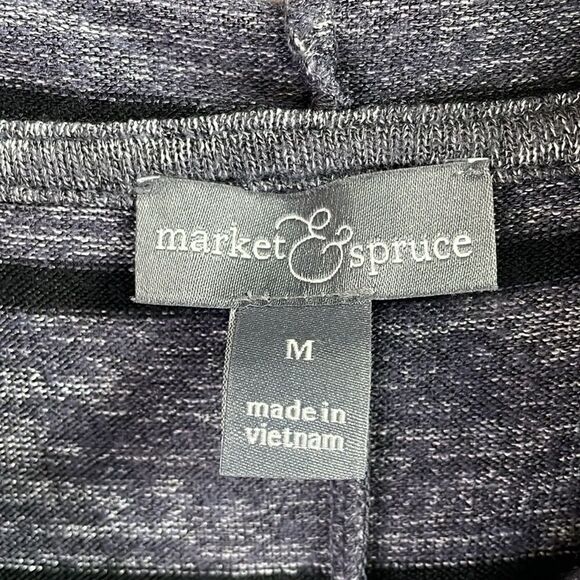 MARKET & SPRUCE Hooded Rayon Polyester Blend Pullover Hand Warmer Pocket Size M - Picture 4 of 7